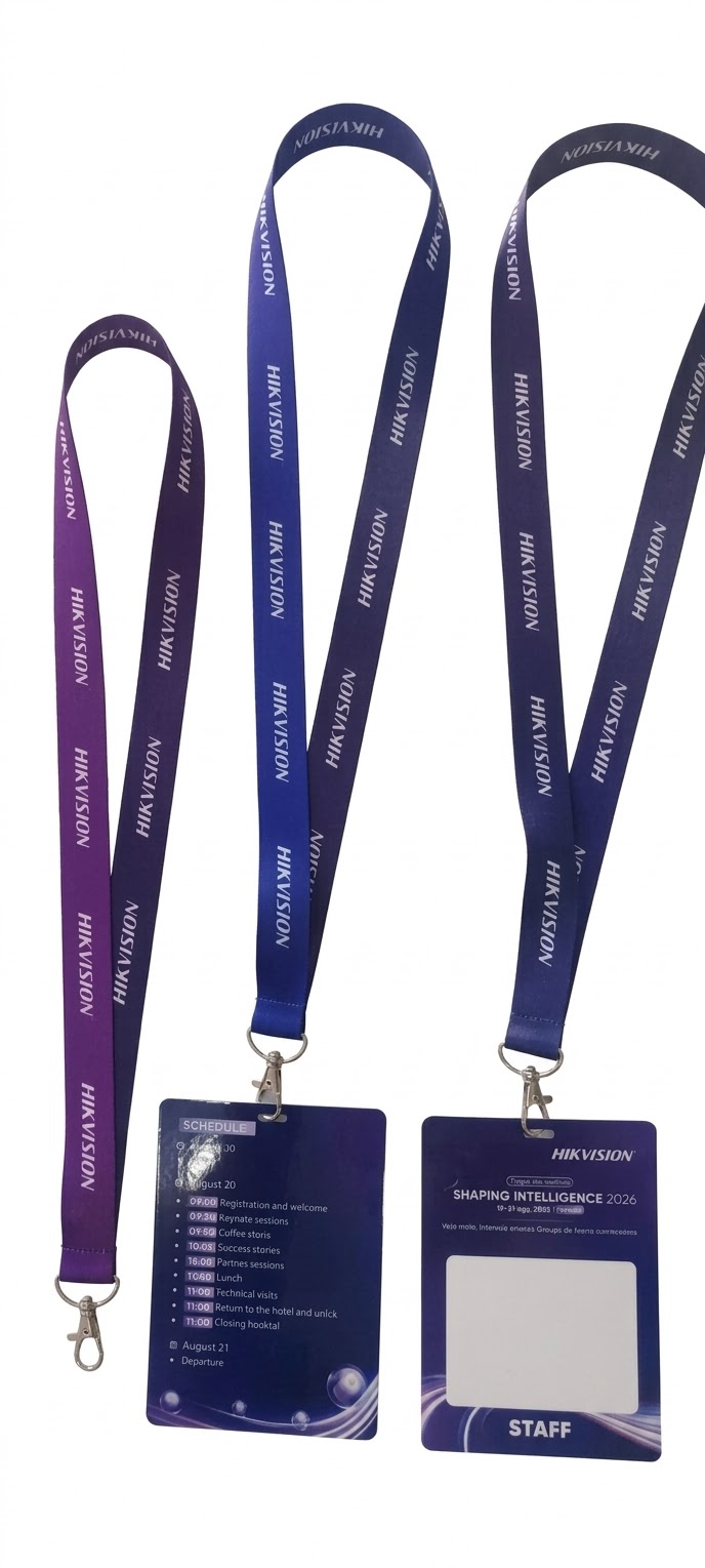 Custom lanyards and event badges